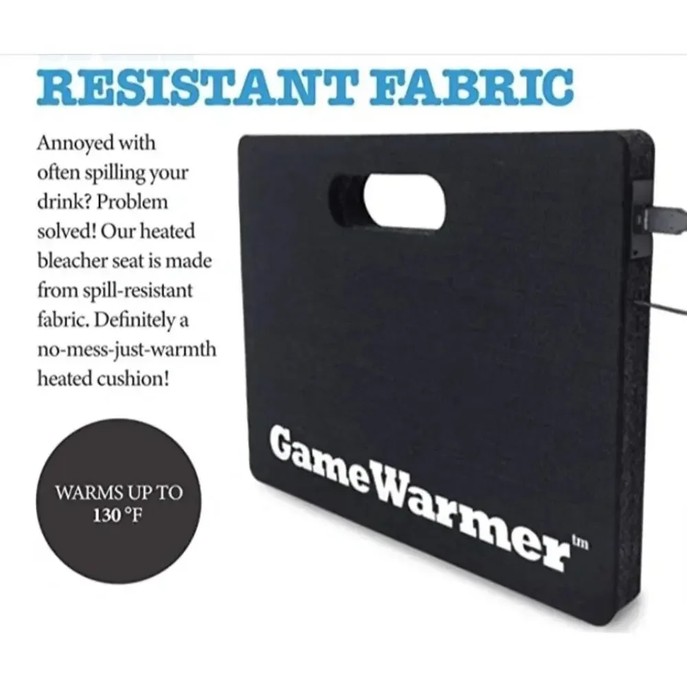 Game Warmer‎ Portable Battery Operated Set Cushion Fiber Heating Panel